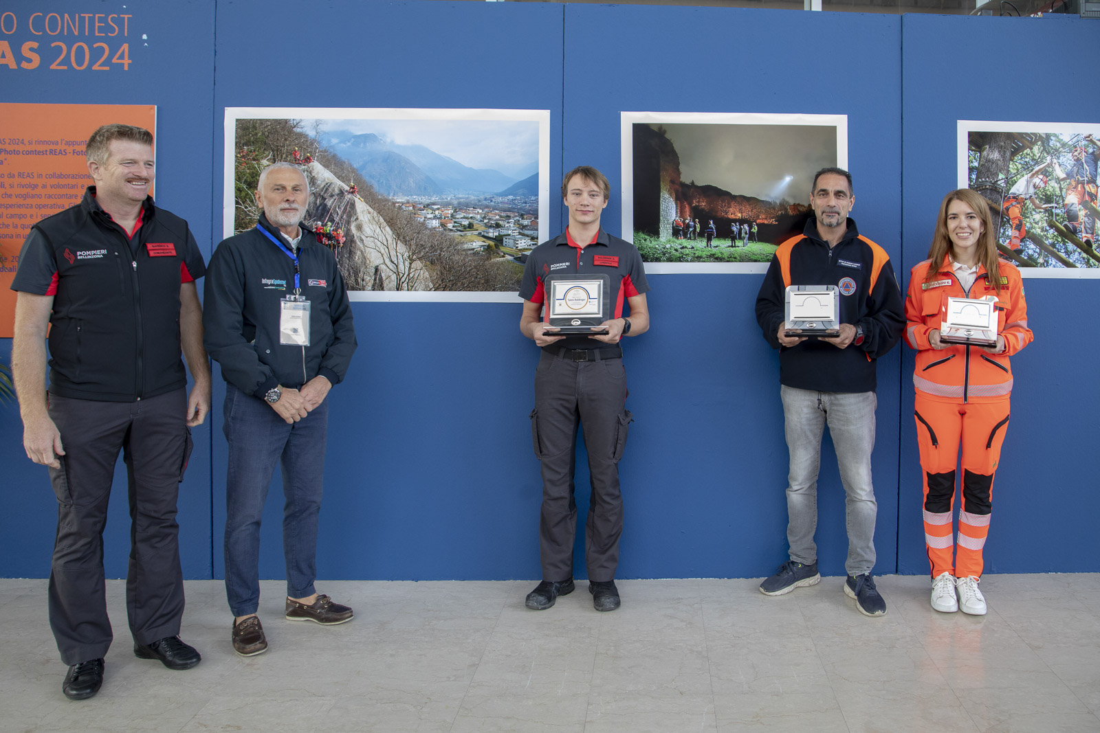 Photo contest REAS 2024: primo premio per Swen Baldinger dei Pompieri Bellinzona