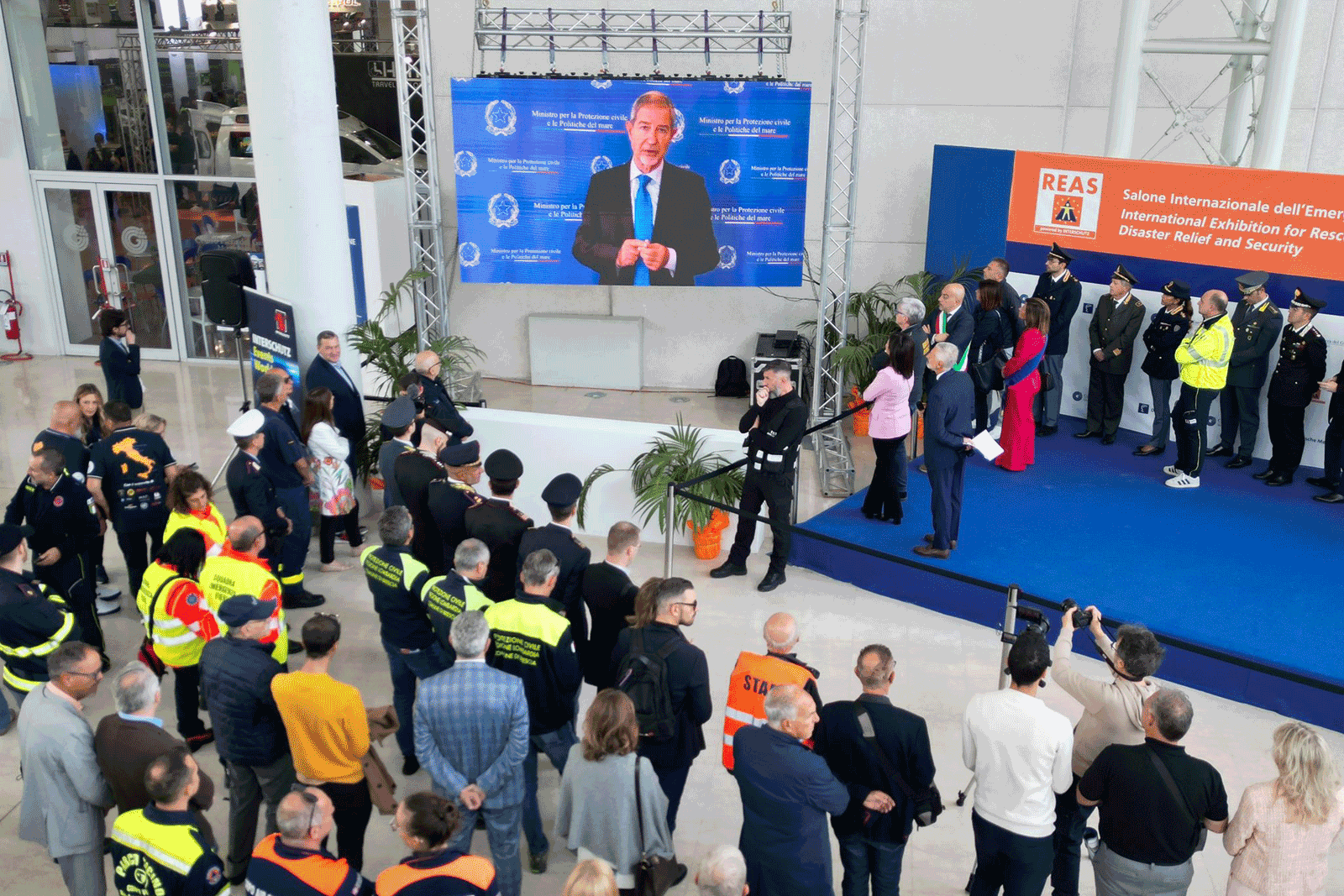 REAS 2025: messaggio del Ministro per la Protezione Civile e le Politiche del mare Nello Musumeci
